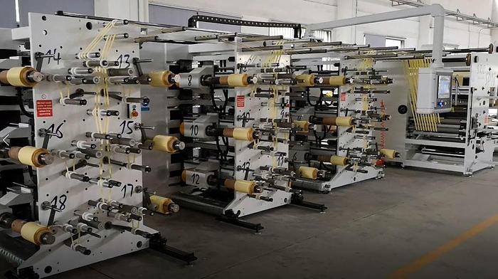 Used 18" WIDE SRC SYSTEMS 18-HEAD SPOOLING SYSTEM MODEL SP18