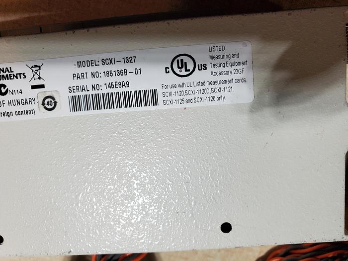 Used NEW LISTINGNI (Lot of 2) SCXI-1327 High-Voltage Attenuator Terminal Block w/16 ch. circuit