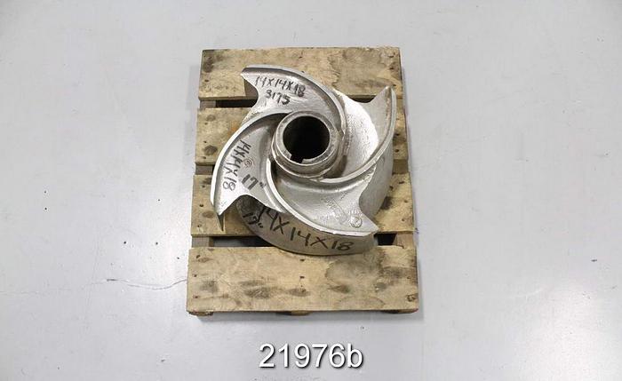 Used Goulds 3175 Impeller, 17", 4-Vane, Casting No.: 56867 (For 14x14x18 Pump) #21976