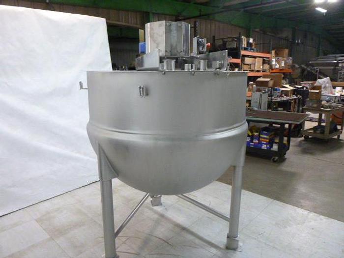 Used Lee Industries Kettle w/Dual Motion Scrape Surface Agitation; Md#300D9MS; 300G