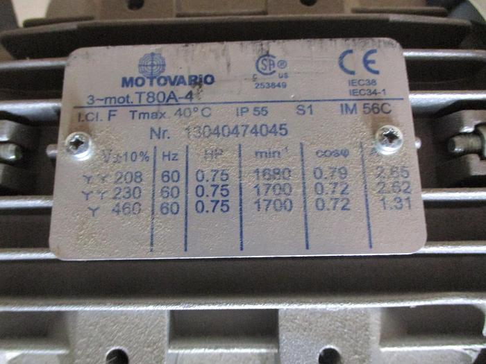 Used DORNER 1/2 HP INVERTER DUTY MOTOR