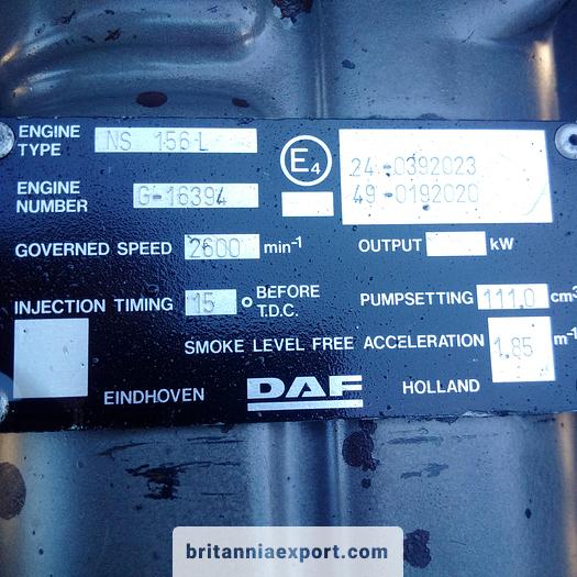 Used 1995 DAF 65 210 ATI curtainsider