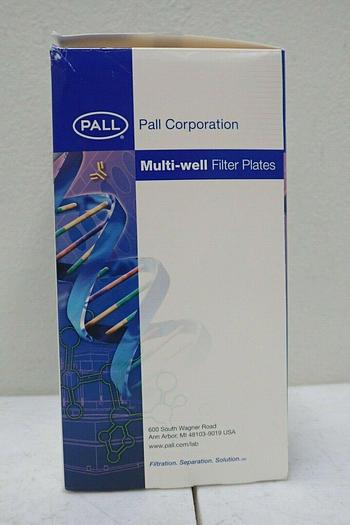 Used Pall 5039 AcroPrep 96 Multi-Well 1.2um Supor NTRL 350 μL Filter Plates, 8/Pack