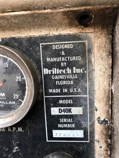 Used 1977 Driltech D40K Drill Rig