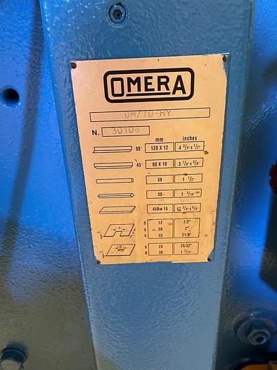 Usato PUNZONATRICE OMERA OM 70 HY