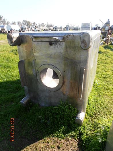 Used Bin, 50 CF, S/st, 46" X 41" X 43", Tote, (18) #H733269