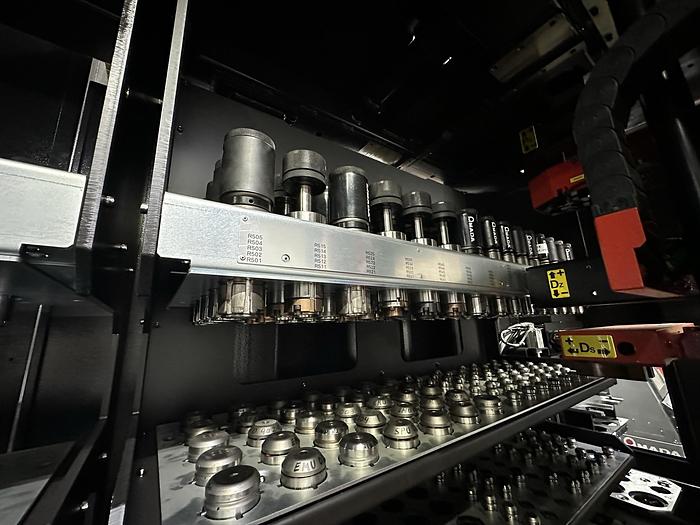 Used 2013  Amada  Acies 2515T Punch/CO2 LASER WITH TOOL LOADER, TOOLING, SPINDLE