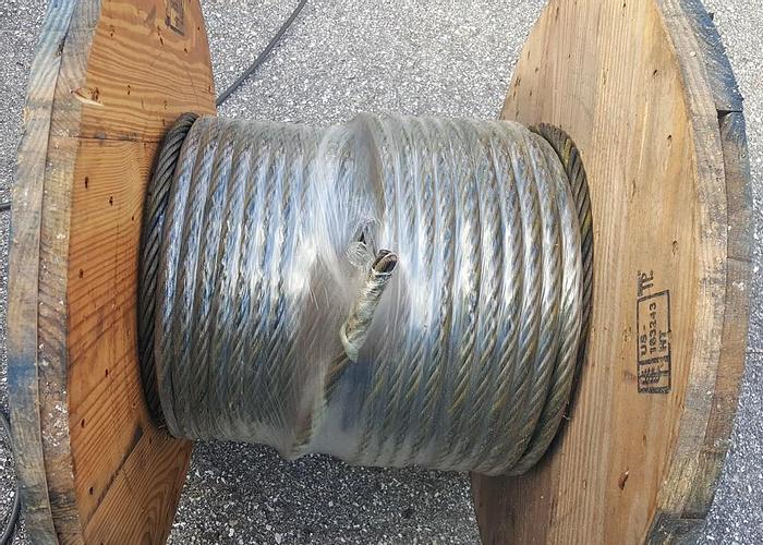 Used NEW 5/8" Crane Cable with Hook - 10018