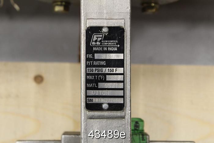 Used Flow Control Components 84B 6" Air Operated Knife Gate Valve #43489