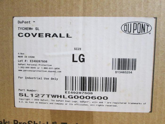 Dupont Tychem Personal Protection Coveralls (PPE)