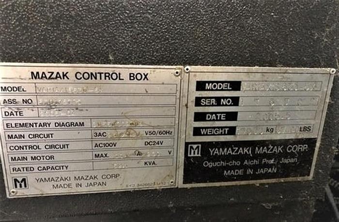 Used 2005 Mazak Variaxis 630-5X 2-PC