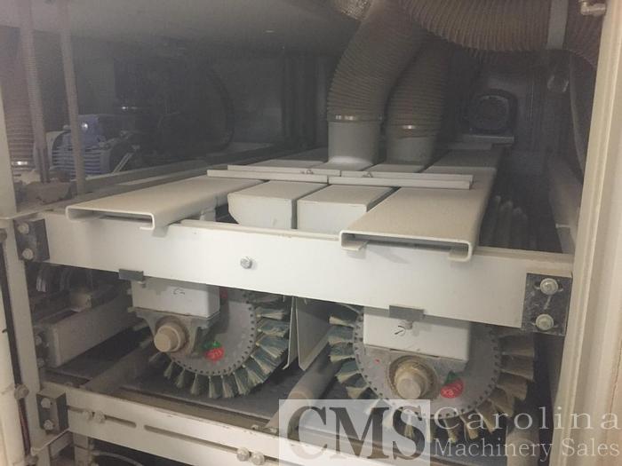 Used 2004 Unisanding Cross Sander with Doucet Return Conveyor