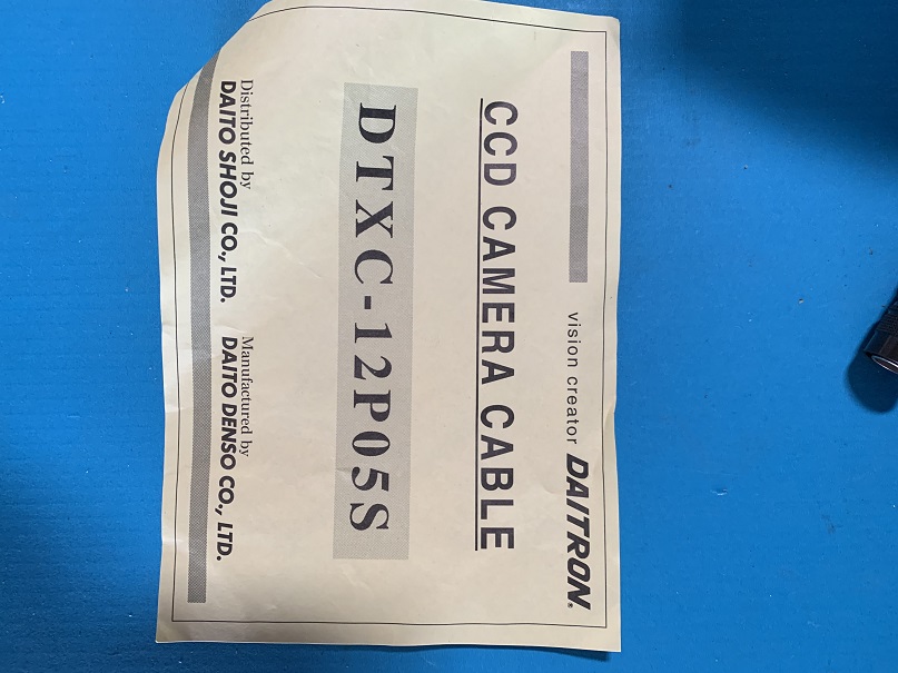 Used Daito Denso CCD Camera Cable DTXC-12P05S