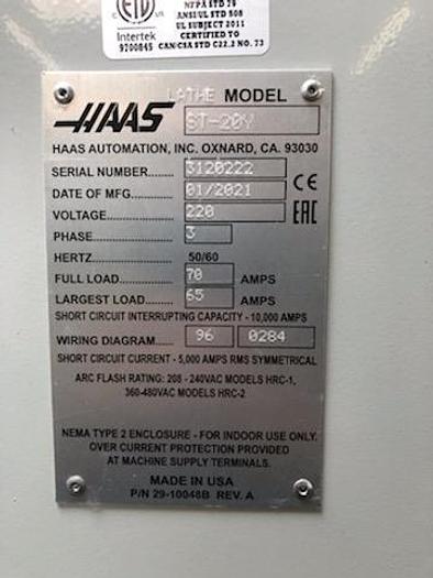 Used 2021 Haas ST-20Y