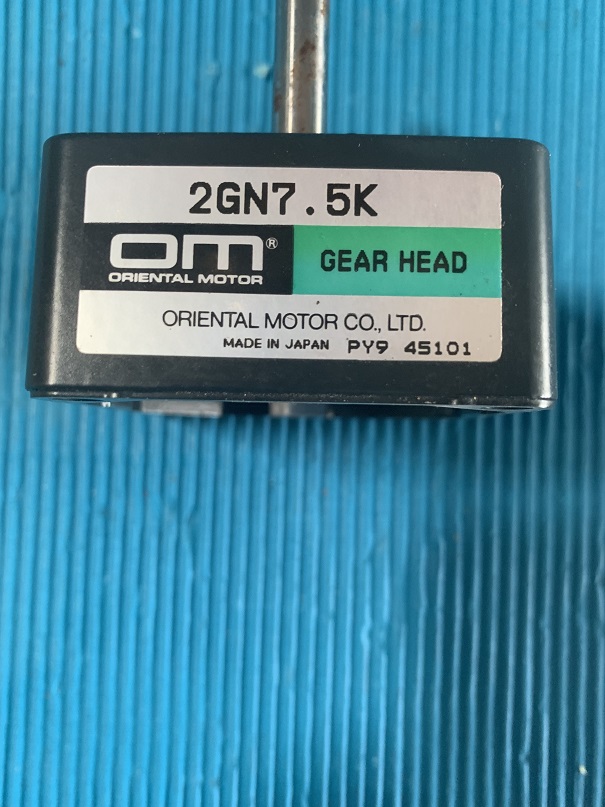 Used oriental motor gear head 2gn7.5k