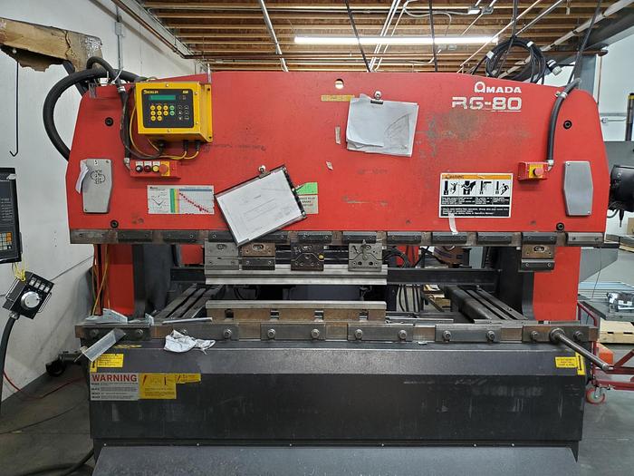 Used 2003 88 Ton Amada RG-80 CNC Press Brake