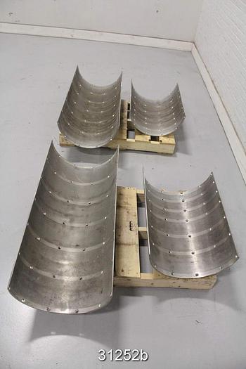 Unused Lot of Beloit Jones Pressmaster 18 Dewatering Screw Press Plates #31252