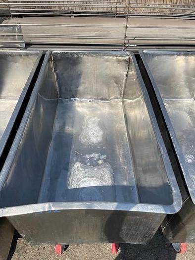 Used Stainless Steel 212 Gallon Meat Cart / Portable Tank