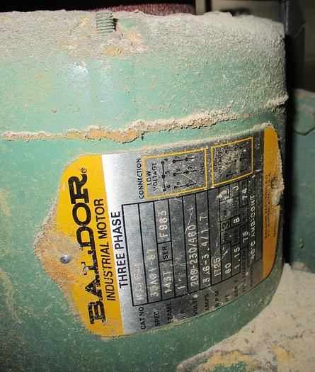 Used *custom* DOUBLE-SIDED FEED-THRU SMALL PARTS SPINDLE SANDER