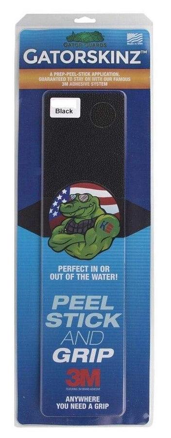 Gator Guard Gator Skinz Step Pad 4in x 16in Black Grit