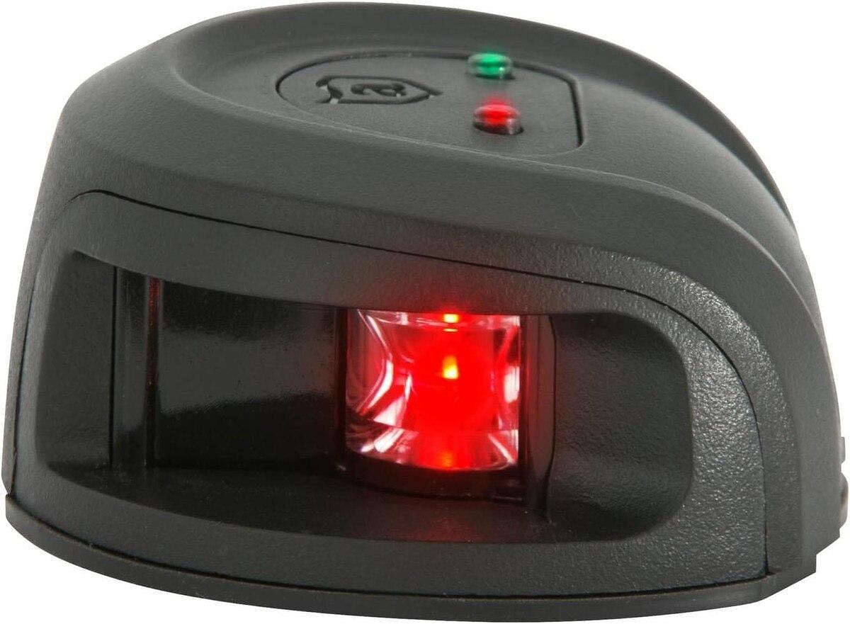 Attwood LightArmor Deck Mount LED Navigation Light 2NM Black Composite Bi-Color
