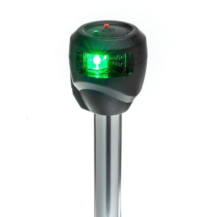 Attwood LightArmor Bi-Color 10in Straight Locking Collar Pole 3-Pin LED with Task Light