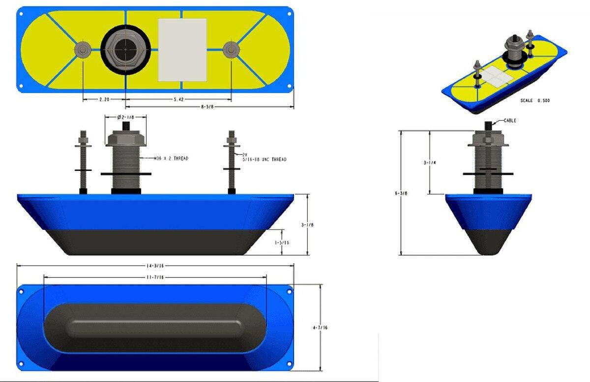 Lowrance Stainless Steel TH For Structure Scan 3D