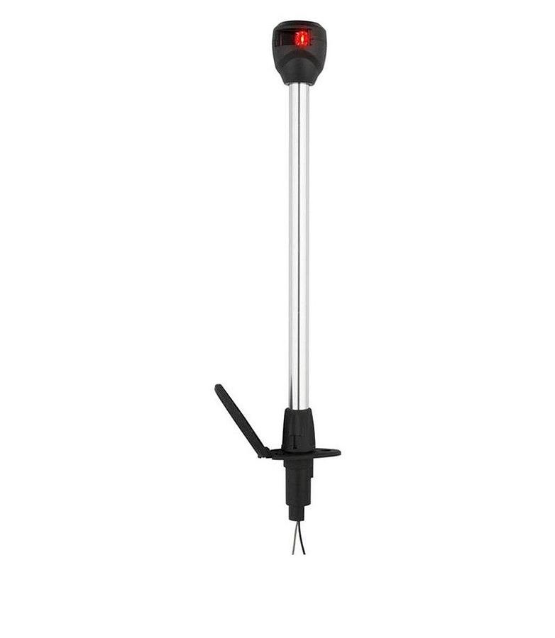 Attwood LightArmor Bi-Color 10in Angled Locking Collar Pole 2-Pin LED