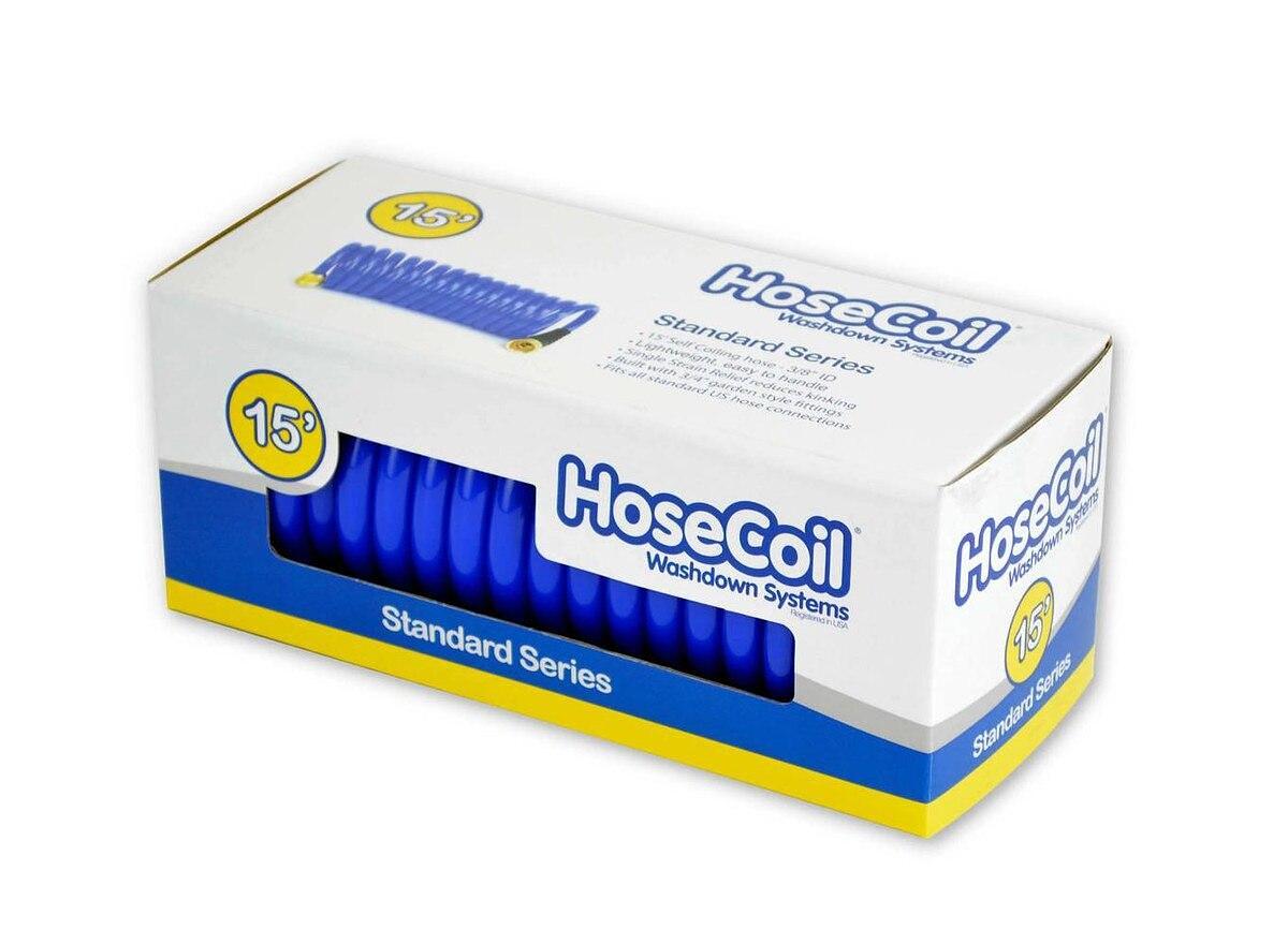HoseCoil 15ft 3/8in Hose with Flex Relief