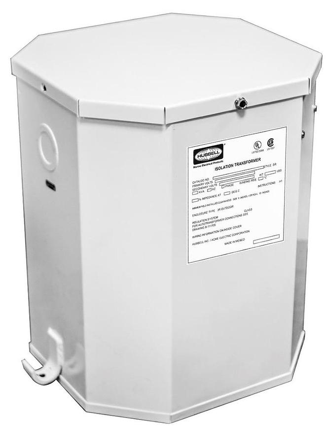 Hubbell HBL50AITW 15kVA 60Hz Isolation Transformer White