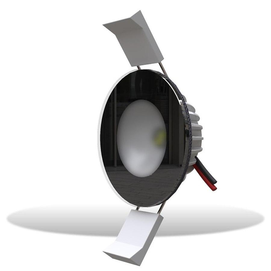 Lumishore Eclipse DL55 White Down Light 12/24vDC Black Housing