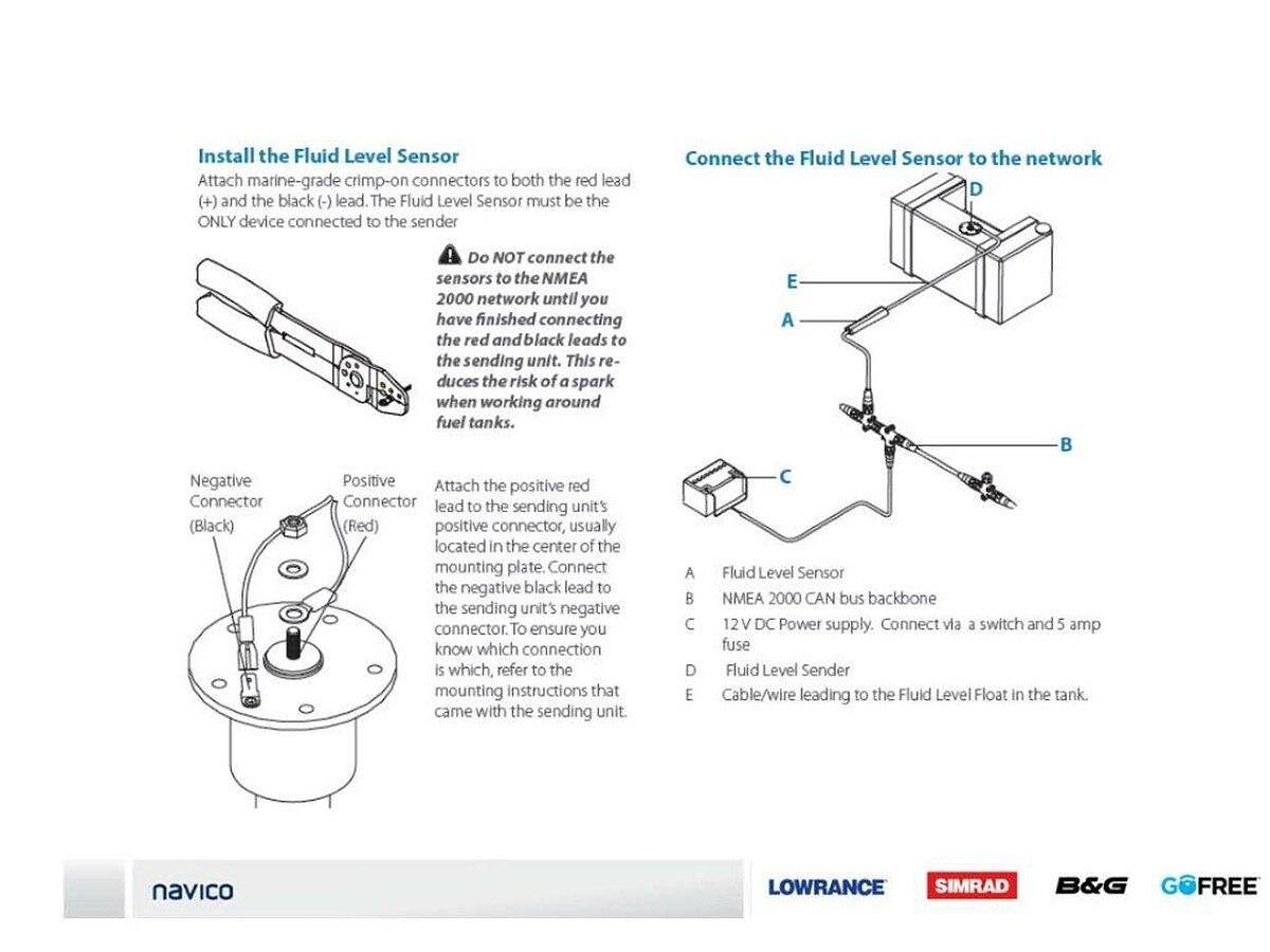Lowrance Fluid Level Sender NMEA 2000
