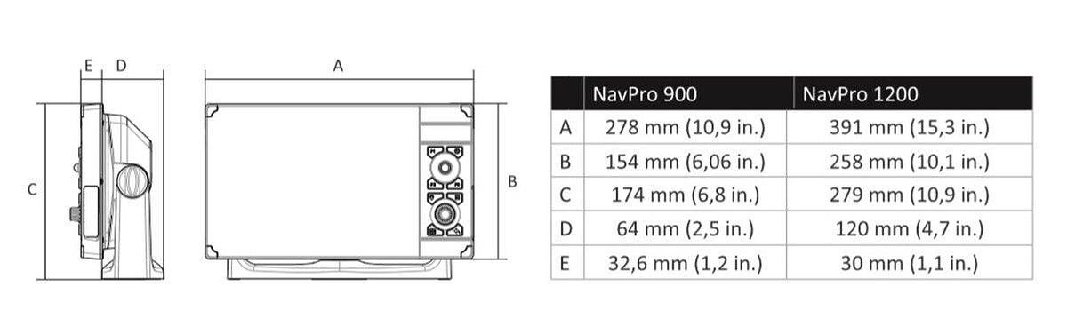 Sitex NAVPRO1200 12in Plotte