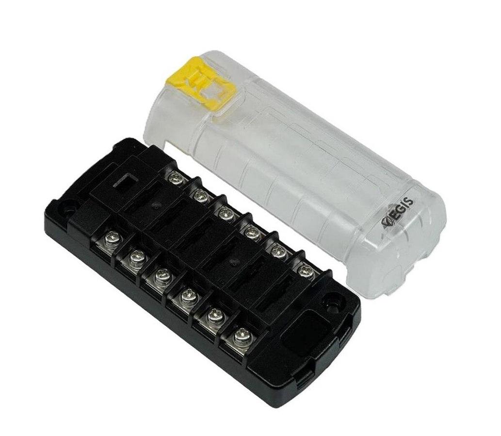 EGIS RT Fuse Block 6 6 Independant Circuits with Cover