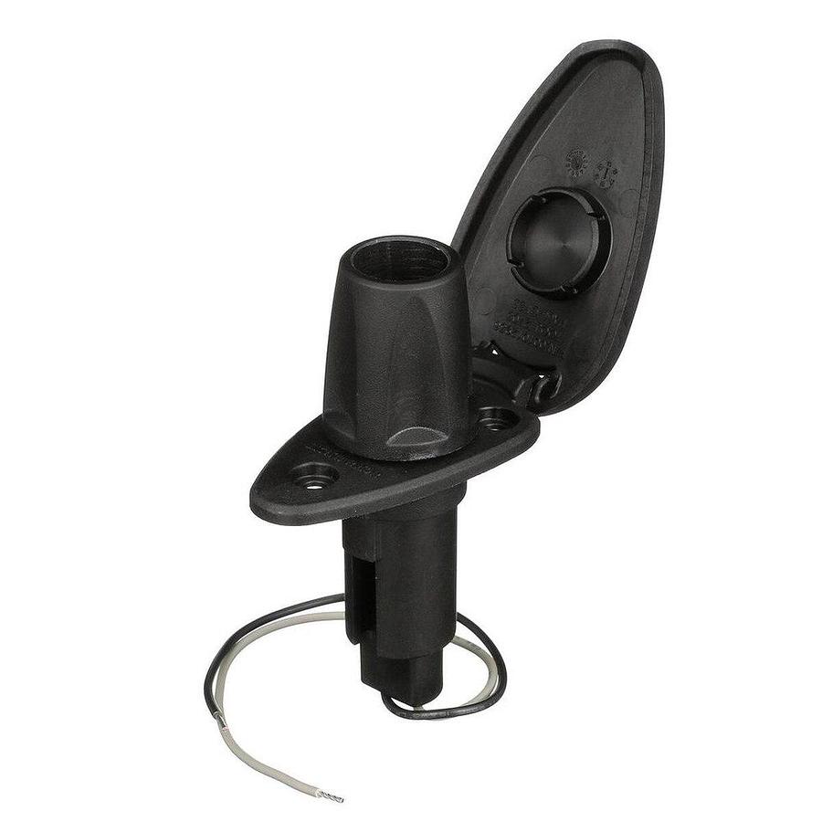 Attwood 910T Series Teardrop Base 2-Pin Black Composite Cover