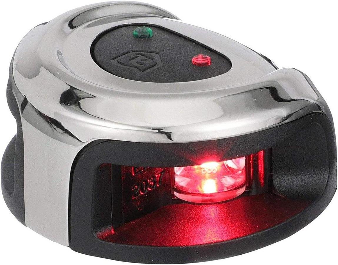 Attwood LightArmor Deck Mount LED Navigation Light 2NM Stainless Steel Bi-Color