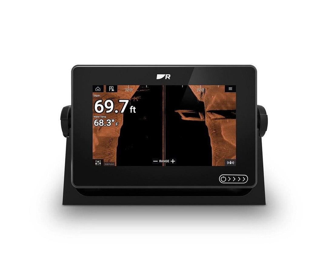 Raymarine Axiom+ 7RV 7in MFD RV100 Transom Transducer Lighthouse North America Chart