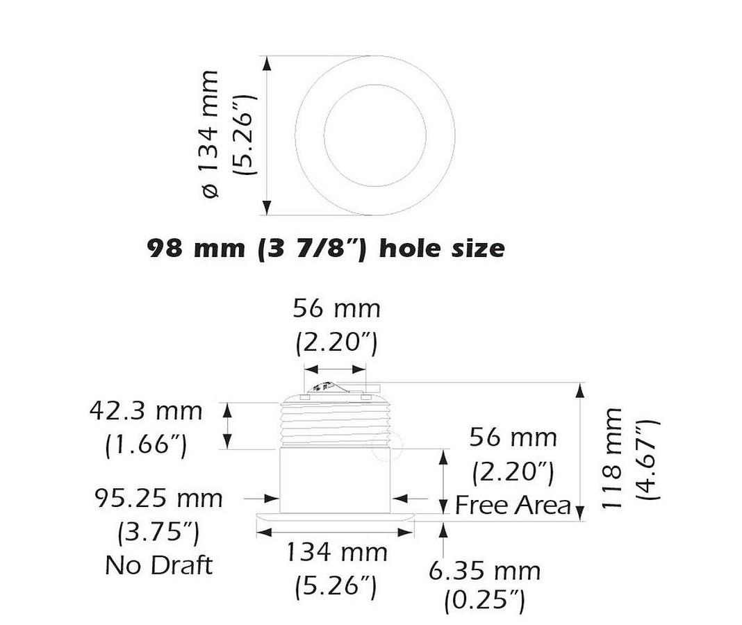 Airmar B175C-20-M 20d Tilt With Humminbird 14-Pin MM Cabl