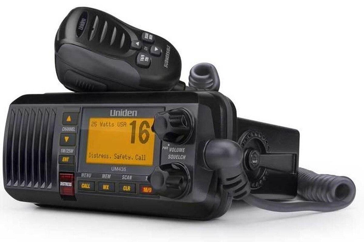 Uniden UM435BK Black VHF Class D DSC 25 Watt