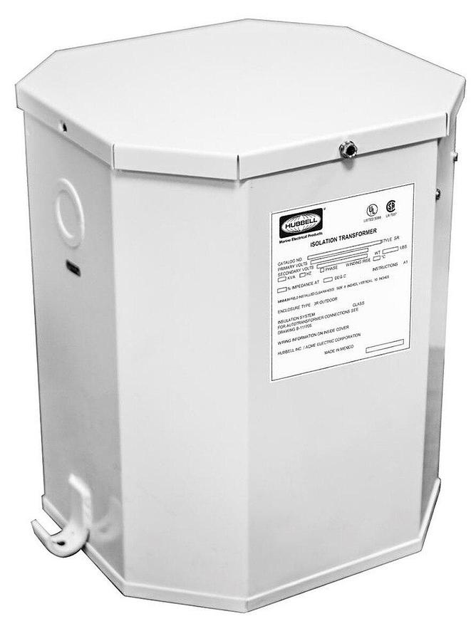 Hubbel HBL100AITW 25kVA 60Hz Isolation Transformer White