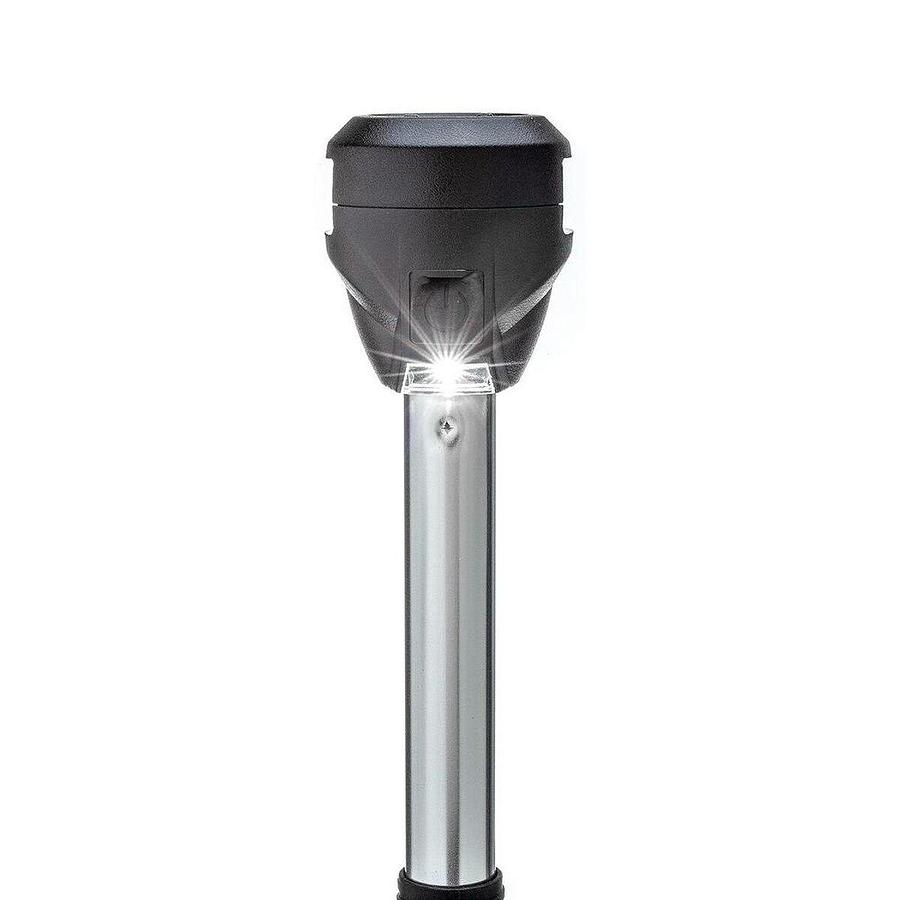 Attwood LightArmor Bi-Color 10in Straight Locking Collar Pole 3-Pin LED with Task Light