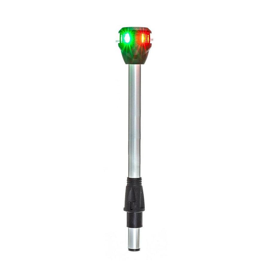 Attwood LightArmor Bi-Color 10in Straight Locking Collar Pole 3-Pin LED with Task Light