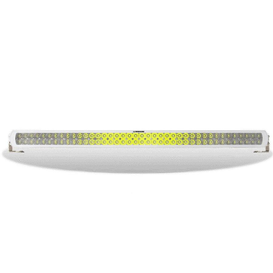 Lumishore 40in Curved Lightbar White LED, White Housing 12/24vDC