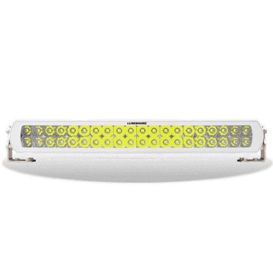 Lumishore 20in Curved Lightbar White LED, White Housing 12/24vDC