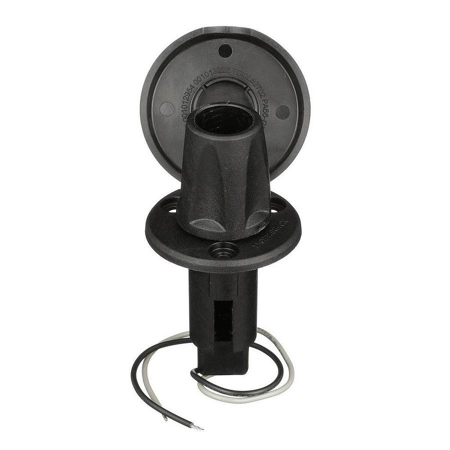 Attwood 910R Series Round Base 2-Pin Black Composite Cover