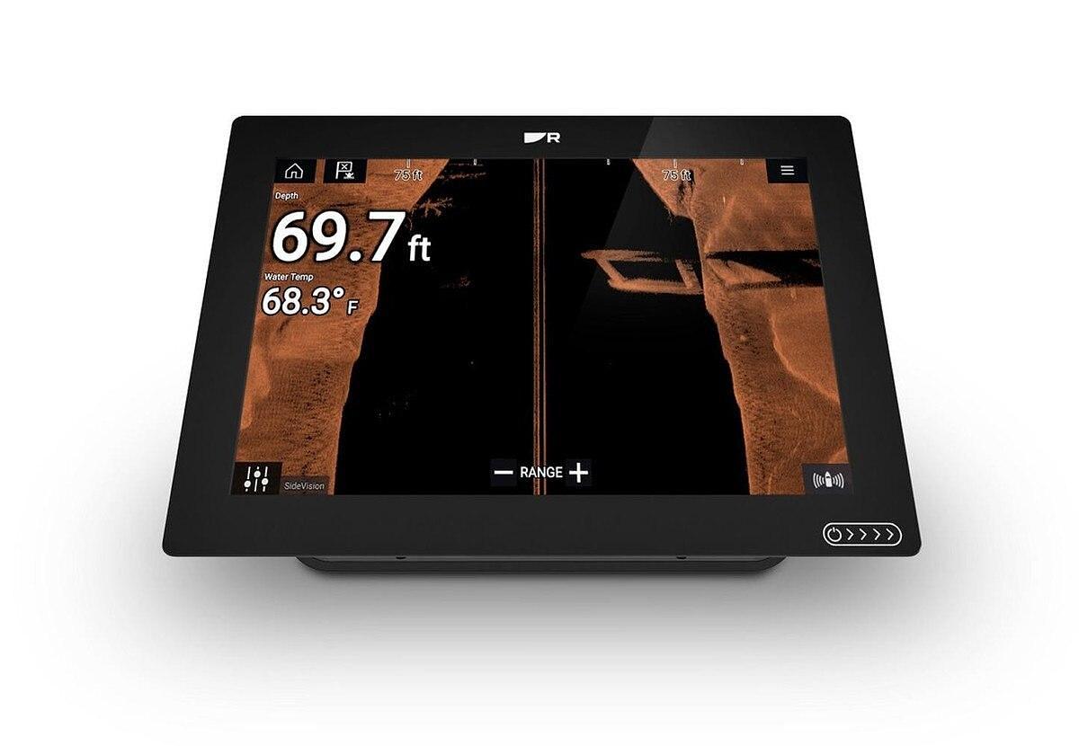 Raymarine Axiom+ 12RV 12in MFD RV100 Transom Transducer Lighthouse North America Chart