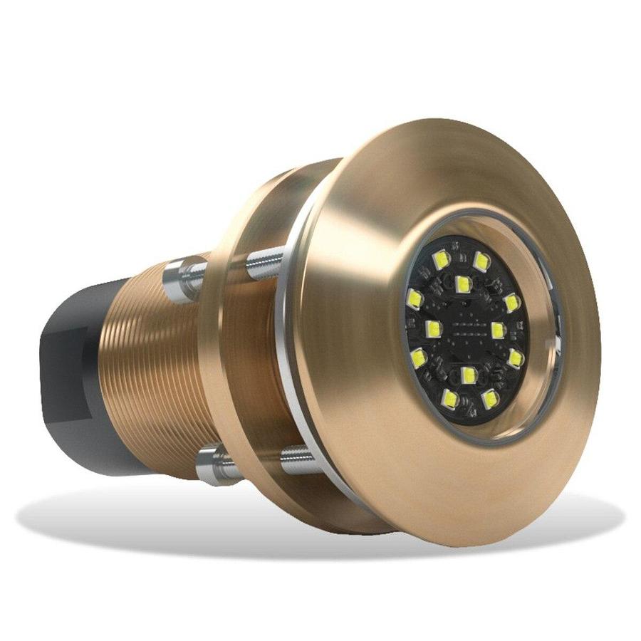 Lumishore ORA TIX404 Thru-Hull Mount Underwater White LED Bronze Housing 12/24vDC