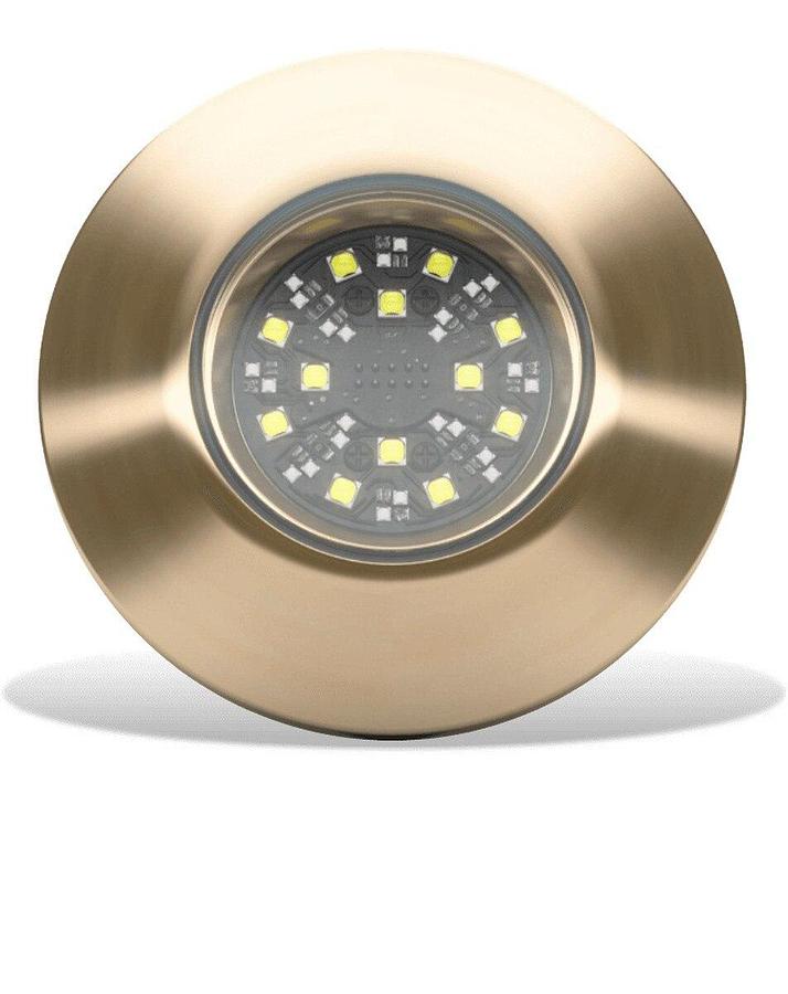 Lumishore SUPRA THX404 Thru-Hull Mount and Driver Blue/White LED