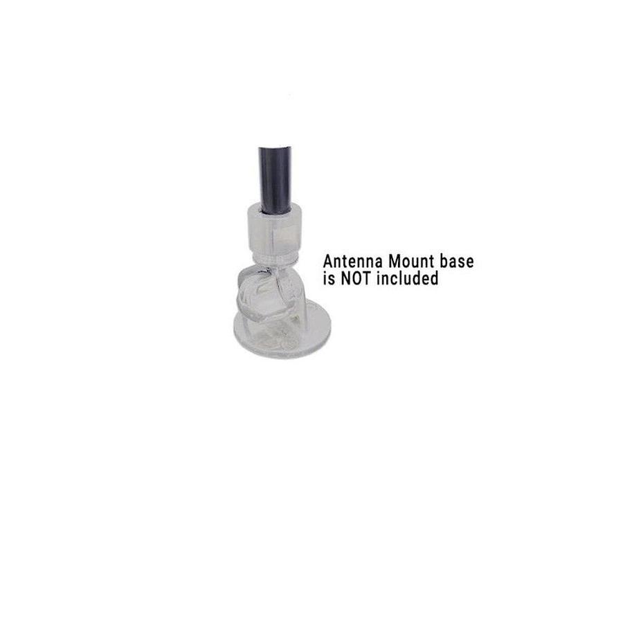 Lumitec Contour 39in Combo Light, 12/24VDC Black Shaft Use Standard Antenna Mount