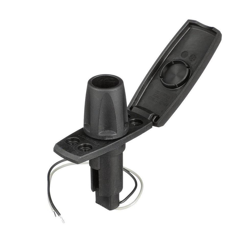Attwood 910V Series Rectangle Base 2-Pin Black Composite Cover
